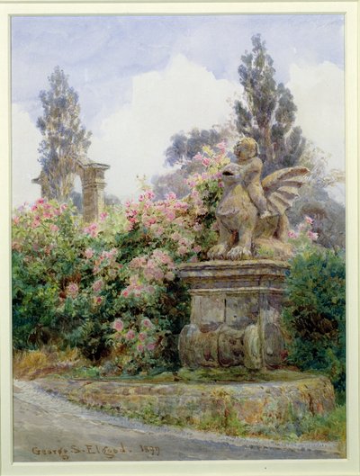 Rosas de China, Villa Imperiali, Génova de George Samuel Elgood